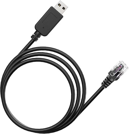 Radar Detector Cord, USB to RJ11 Cable, RJ11 Plug Power Cable, by Plozoe