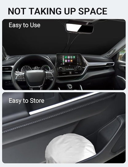 Proadsy for Toyota Highlander 2020-2024 2025 Windshield Sun Shade 4-Layer - Image 9