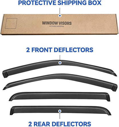 Window Visors Rain Guards Shield - Image 5