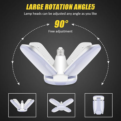 LED Garage Lights 4 Pack, 80W LED Shop Light - Image 2
