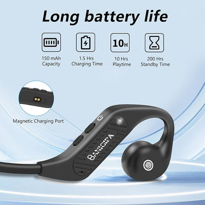BANIGIPA Open Ear Headphones Wireless Bluetooth, Upgraded 5.3 Bluetooth - Image 7
