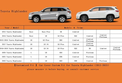 Kayme 7 Layers SUV Car Cover Custom Fit - Image 6