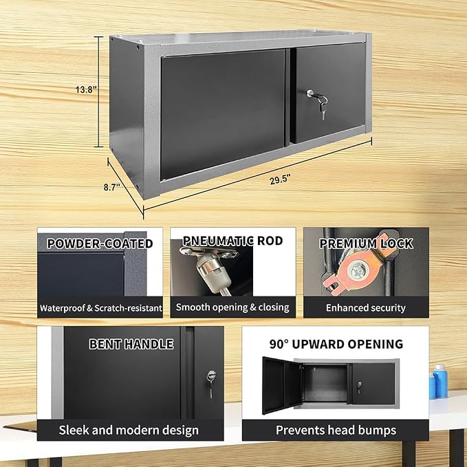Garage Storage Cabinet Set System - Image 6