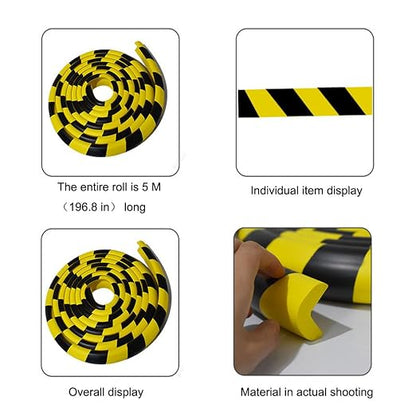 Heavy-Duty Wall & Corner Guards – 5M Self-Adhesive NBR Rubber Protection - Image 4