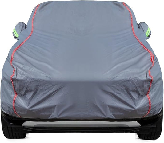 Breathable New Material, Waterproof Car Cover, Locks and Zipper Doors, by QUYDDC