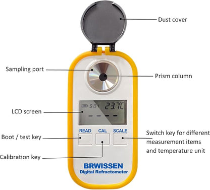 Digital Refractometer 5-in-1 Antifreeze Coolant Diesel Exhaust Fluid DEF Tester - Image 3