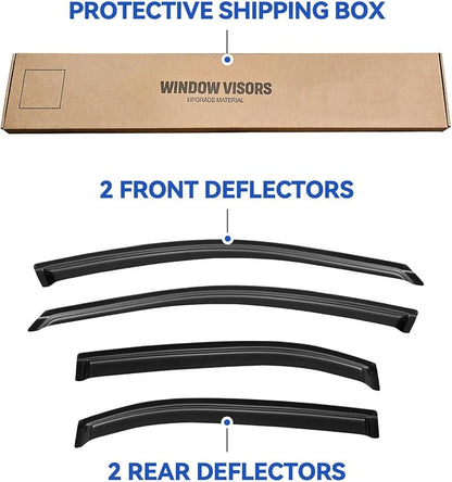 Window Visors Rain Guards Shield - Image 5