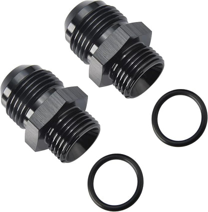 10AN Male Flare to 8AN ORB O-ring Boss Fuel Pump Rail Adapter Fitting Aluminum - Image 4