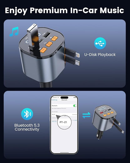 81W Retractable PD Car Charger - Image 6