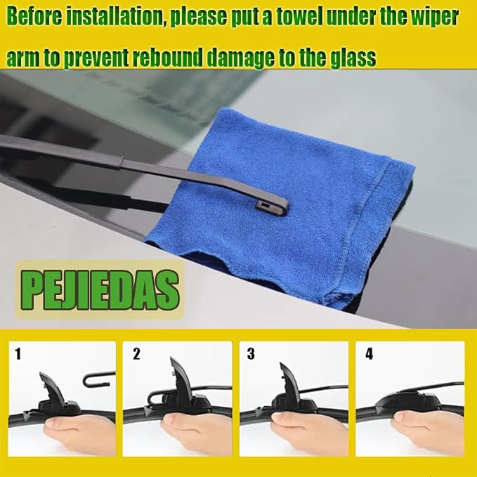 OEM Quality Front Wiper Blades, Replacement - Image 6