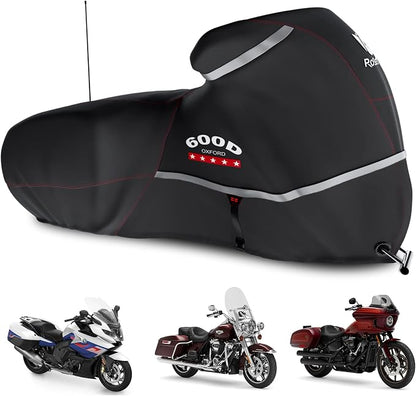 Rosefray Motorcycle Cover 600D Waterproof by Rosefray