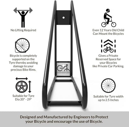 Bike Wall Mount Vertical Bike Hanger - Image 5