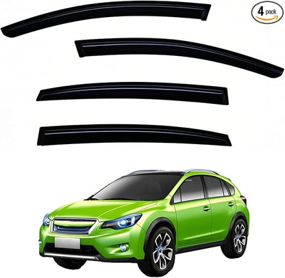 Window Visors Rain Guards fits 2013 2014 2015 XV CrossTrek, Out-Channel Window by Unknown