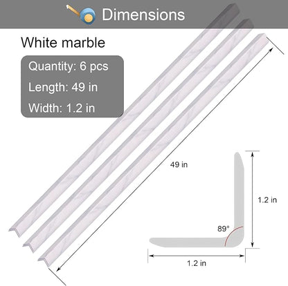 6 Pcs 49" Wall Corner Protector Trim - Image 5