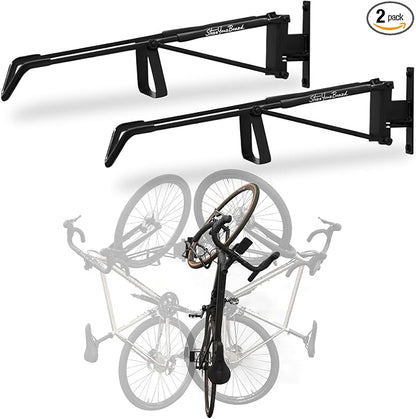 StoreYourBoard SwivelStow Road & Gravel Bike Storage 2 Pack – Heavy Duty Bike by StoreYourBoard