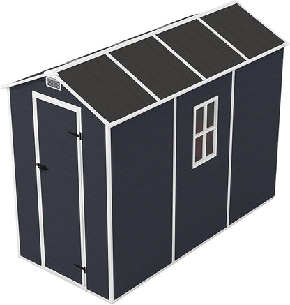 8x4 FT Outdoor Storage Resin Shed - Image 9