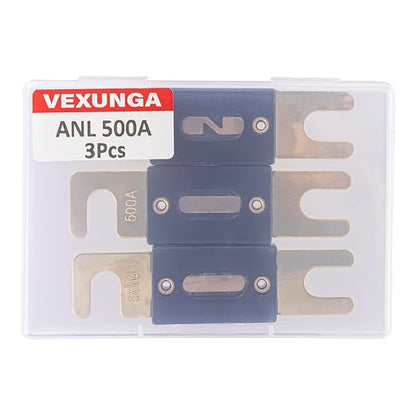 500A ANL Fuse 500 Amp Inline Blade Fuses 32V - Image 5
