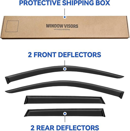 Window Visors Rain Guards Shield - Image 6