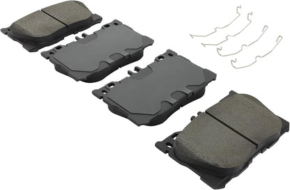 Premium Semi-Metallic Front Brake Pads Compatible - Image 2