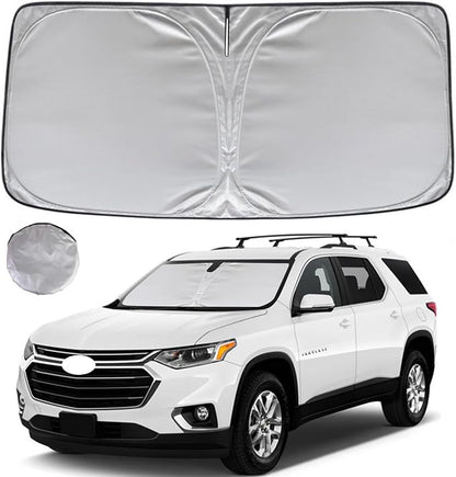KAYZT Windshield Sun Shade for 2018-2024 Che-vrolet/Chevy Traverse LS, High by KAYZT