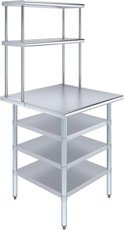 Amgood 30" x 30" Stainless Steel Work Table by AmGood