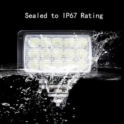 2PACK 6.3IN 45W Led Work Lights 12v/24v 4500LM 6500K Rectangular Foglights - Image 5
