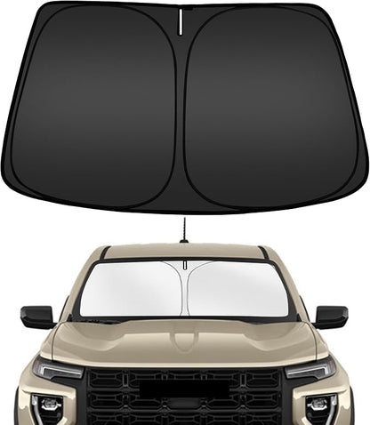 ARISMOTOR Windshield Sun Shade for GMC Canyon 2023-2025, Custom Fit Foldable by ARISMOTOR