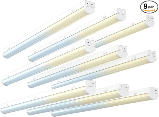4FT LED Linear Strip Light, LED Shop Lights 40W/35W/30W Selectable, 4 Color by YPIILighting