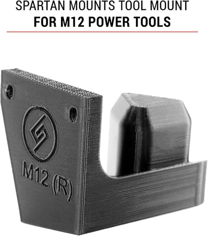 Spartan Mounts for Milwaukee M12 Tool Right | Wall Display Hook Holder | Power - Image 2