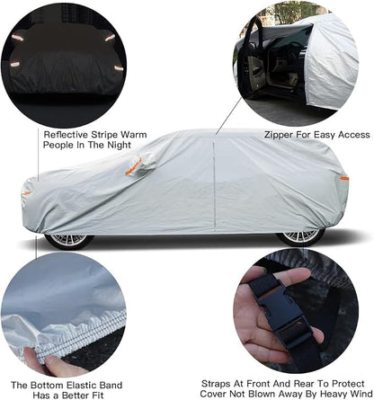 Kayme 6 Layers SUV Car Cover Custom Fit - Image 3