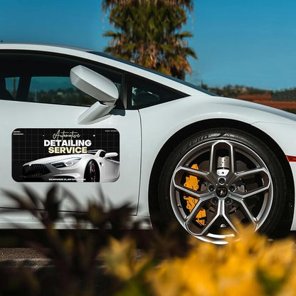 Custom Car Magnet for Business 2 Pack | Personalized Logo, and Image Reflective - Image 7
