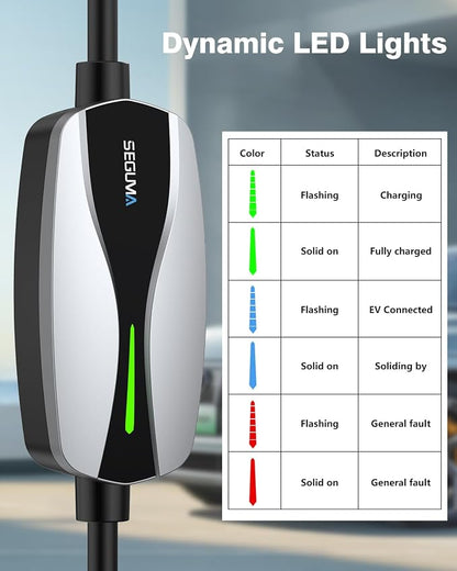 Level 1/2 EV Charger, 16Amp Electric Car Charger 25FT Cable - Image 8