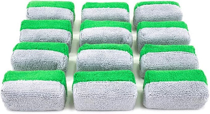 Autofiber Mini Ceramic Coating Applicator Sponge | 12 Pack | by Autofiber