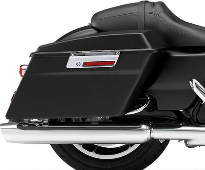 XFMT Motorcycle Vivid Black Hard Saddlebags Saddle Bags Trunk W/Lids & Latches - Image 7