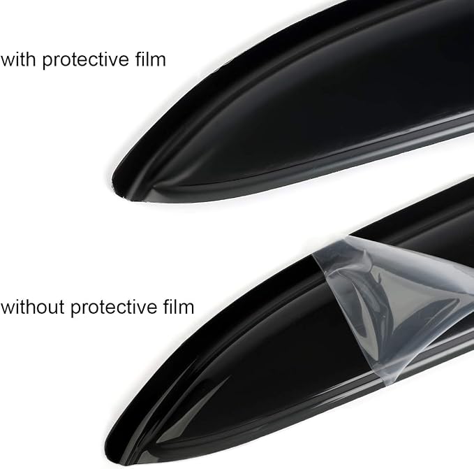 94539 Side Window Wind Deflector, Dark Smoke Window Visor fit - Image 5
