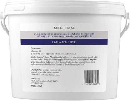 SMELLS BEGONE 1-Gallon Odor Absorber Gel - Image 2