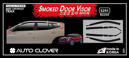AUTOCLOVER Smoked Window Visor Sun Rain Vent Guard 4p - Image 6