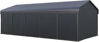 PHI VILLA 12 x 25 ft Heavy Duty Car Port by PHIVILLAThepioneerofcomfortablehouseholdsupplies