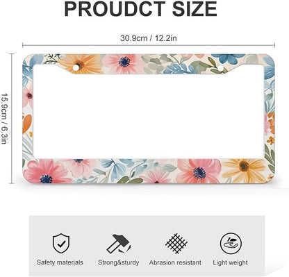 Flowers Floral License Plate Frames - Image 2