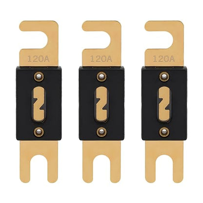 120A ANL Fuse 120 Amp Inline Blade Fuses 32V by VEXUNGA