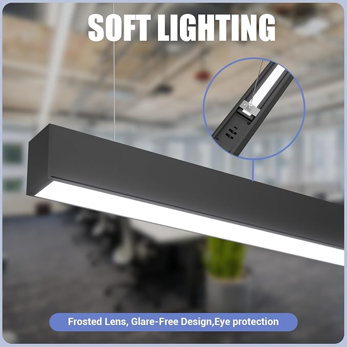 4FT LED Linear Lights 50/45/40/35/30W Up and Down Light, 3000/4000/5000K 4 Feet - Image 8