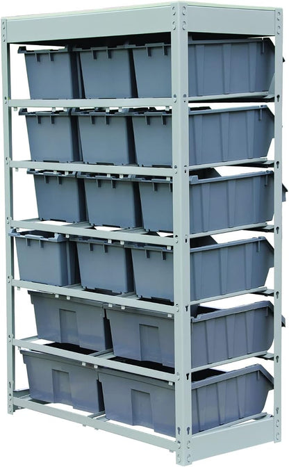 King's Rack Bin Rack Storage System Heavy Duty Steel Rack Organizer Shelving - Image 3