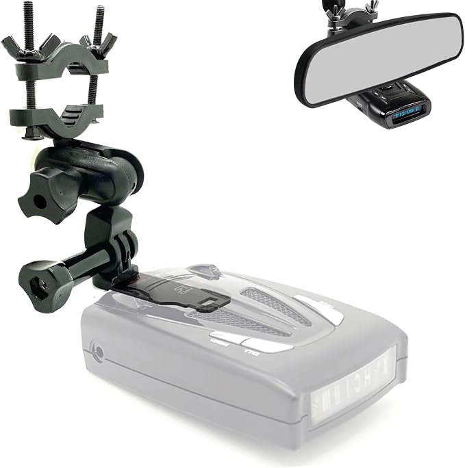 Radar Detector Rearview Mirror Stem Mount by LycoGear