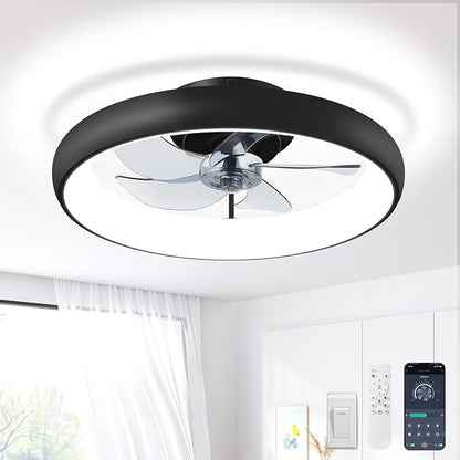 Ceiling Fans with Lights and Remote, 2700K-7000K Stepless Dimming Fandelier by ceilingfans