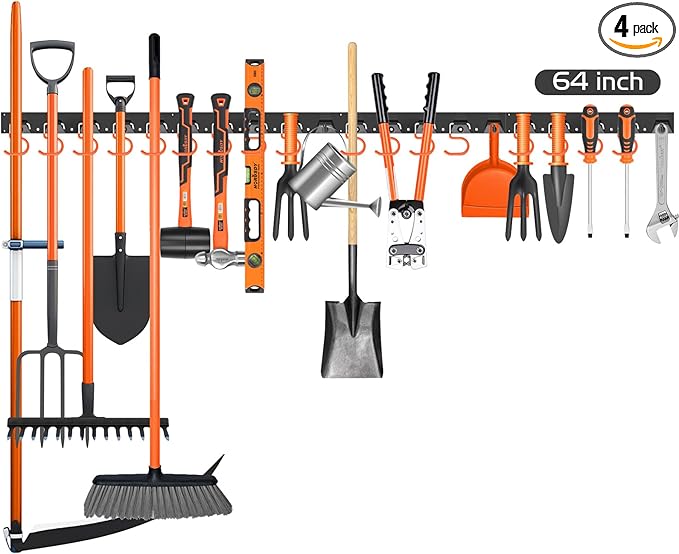 HORUSDY 64 Inch Adjustable Storage System, Wall Mount Tool Organizer, Tool by HORUSDY