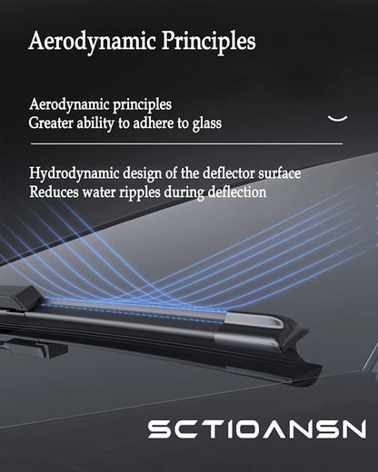 3Pcs Windshield Wipers Blades for Volkswagen Tiguan 2007-2017, Original - Image 2