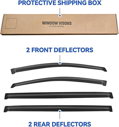 Window Visors Rain Guards Shield - Image 5