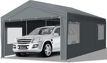 VINGLI 12x20 Carport Canopy Portable Garage by VINGLI