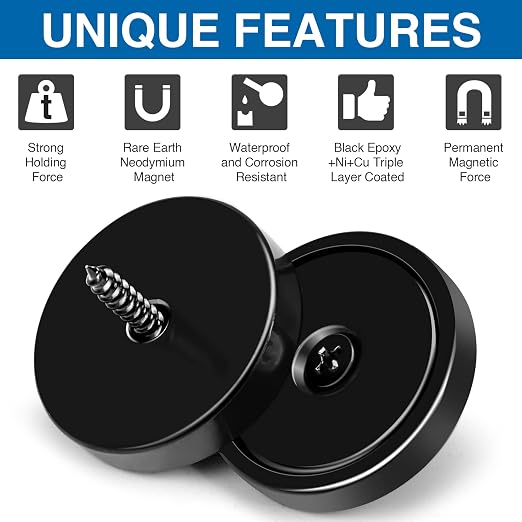LOVIMAG Magnets, 110lb+ Waterproof Super Strong Neodymium Magnet - Image 3