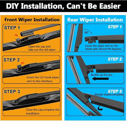 AUTOBOO 26"+20" Windshield Wipers - Image 7